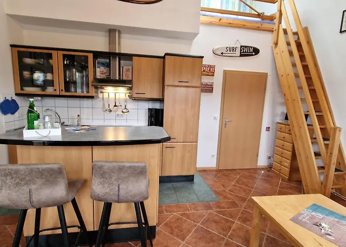 شقة Ferienwohnung Wellenreiter 200 M Zum Strand Fewo Strandnah Mit Balkon Parkplatz Wlan